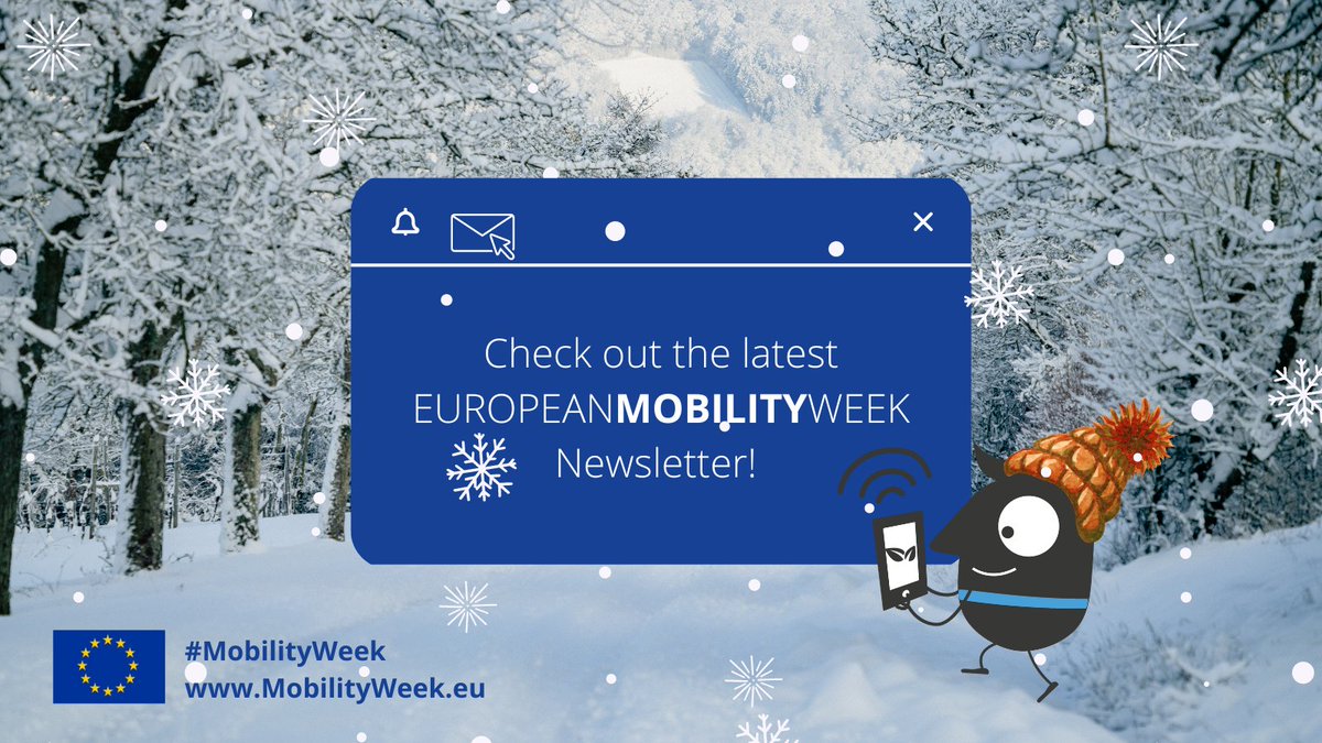 Our ❄ December Newsletter ❄ is out! 

Learn more about:
🚲 How you can support #BikesforUkraine 🇺🇦
👊 The power of #SustainableMobility to save energy
💪 How to foster #ActiveMobility in your city

And more... 👉  bit.ly/3VVd6PH

#BetterConnections #MixandMove