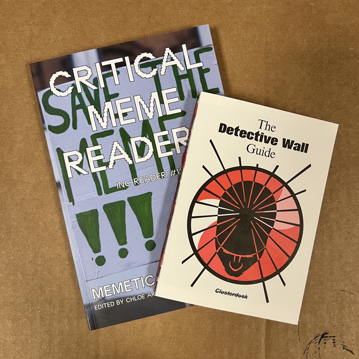 To meme or not to meme? The answer is simple! 😎 Get yourself a meme bundle: form.jotform.com/211172647049354

Order MemesteticA by <a href="/valentinatanni/">Valentina</a> or The Detective Wall Guide by <a href="/realclusterfuck/">Clusterduck</a> and get this great book Critical Meme Reader 2 by <a href="/INCAmsterdam/">Institute of Network Cultures</a> for free!