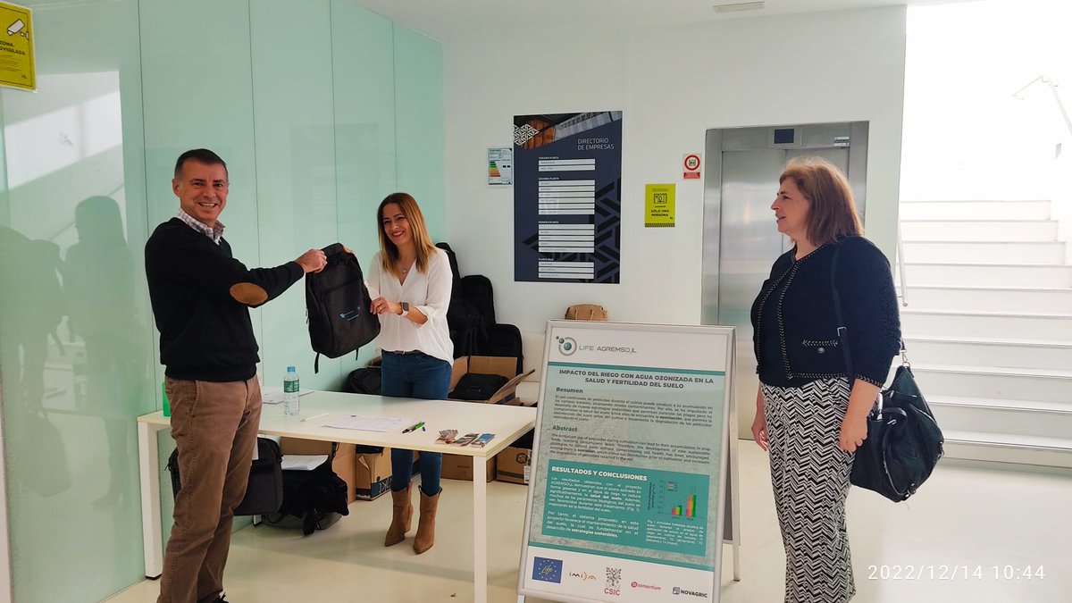👥Hoy asistimos a la Jornada final del proyecto  <a href="/LIFEagremsoil/">LIFE AgRemSO3il</a> en el Parque Científico de la <a href="/UMU/">Universidad Murcia</a> , sobre una  Tecnología sobre descontaminación de suelos agrícolas . <a href="/RM_Agua/">Consejería de Agua, Agricultura, Ganadería y Pesca</a> @redrunacional <a href="/EIPAGRI_SP/">EIP-AGRI Support Facility</a>