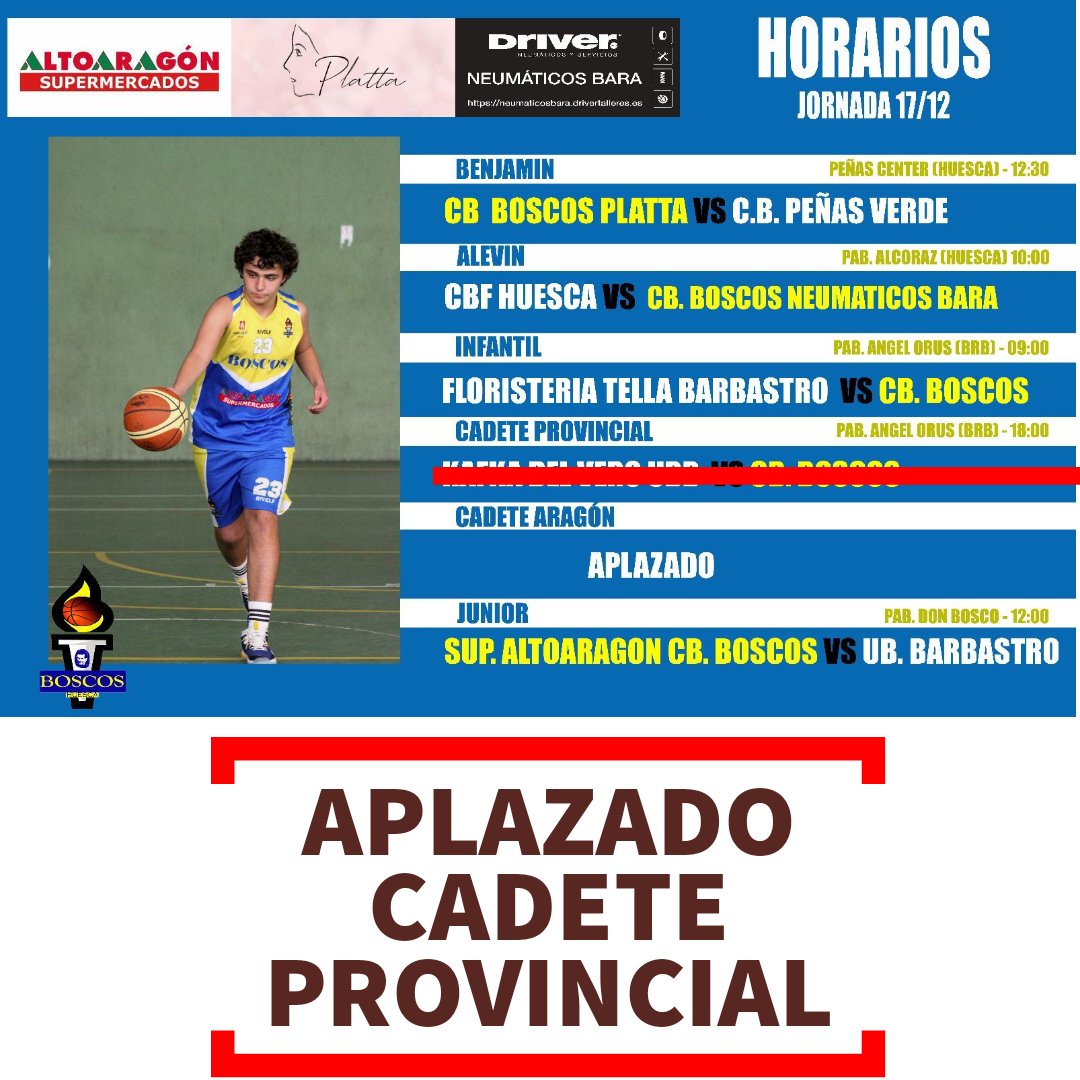 CB BOSCOS HUESCA (@boscoshuesca) on Twitter photo 