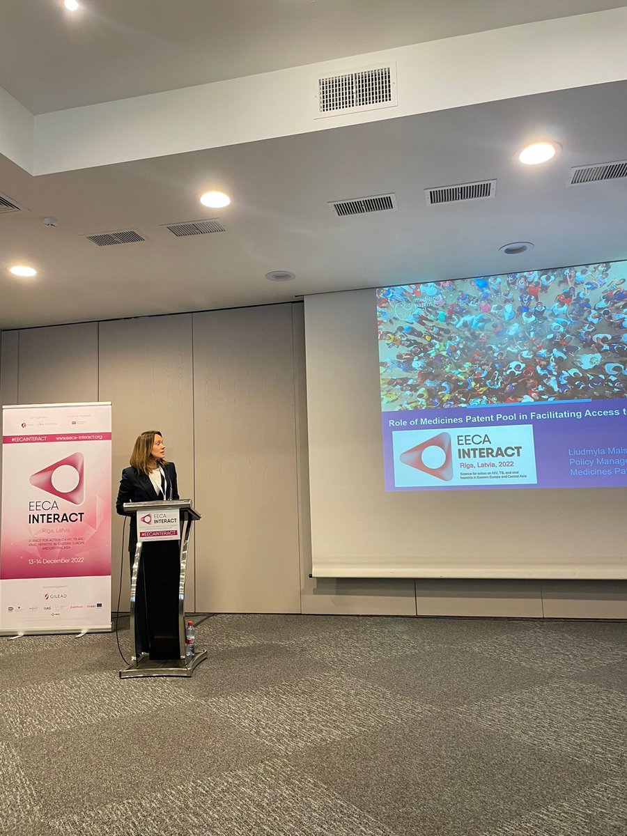 MedicinesPatentPool (@medspatentpool) on Twitter photo #Live from #Riga
🎙️<a href="/MilaMaistat/">Mila Maistat</a> highlights:
☑️almost 30 bln doses of treatments have been supplied by MPP licensees to #LMICs
☑️MPP & stakeholders continue cooperating 🫱🏾🫲🏽to improve access to <a href="/WHO/">World Health Organization (WHO)</a> rec'd essential treatments in various disease areas including in #EECA
#eecainteract #Live from #Riga
🎙️<a href="/MilaMaistat/">Mila Maistat</a> highlights:
☑️almost 30 bln doses of treatments have been supplied by MPP licensees to #LMICs
☑️MPP & stakeholders continue cooperating 🫱🏾🫲🏽to improve access to <a href="/WHO/">World Health Organization (WHO)</a> rec'd essential treatments in various disease areas including in #EECA
#eecainteract