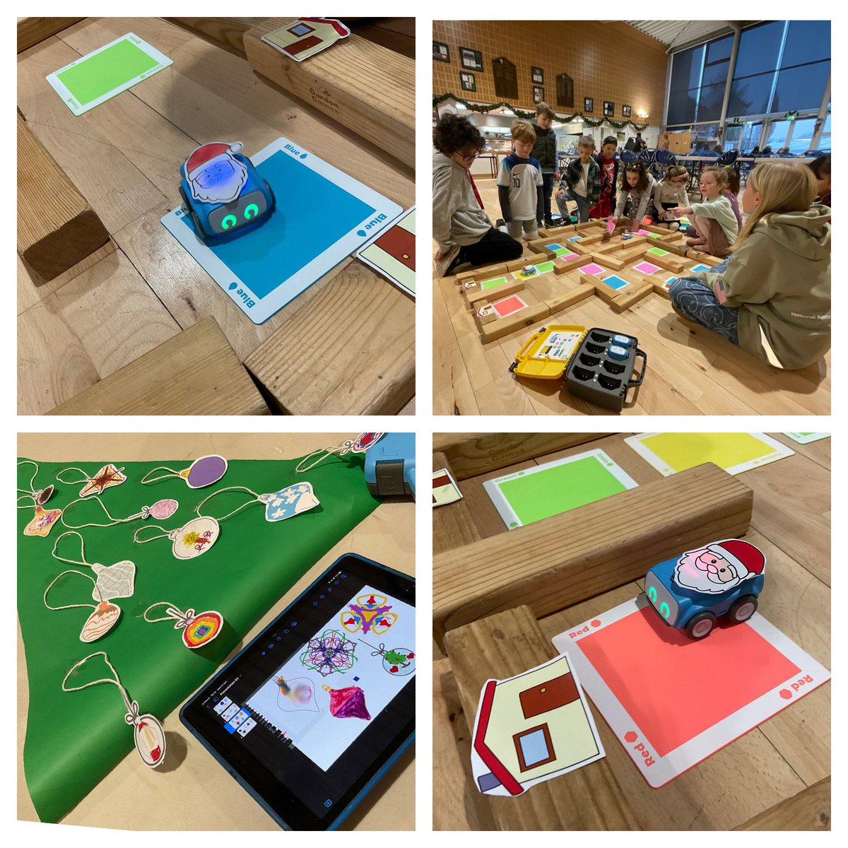 RGSTheGrange's tweet photo. What a super Christmas inspired Coding session our Digital Leaders planned and delivered to our younger members of the school community #spheroIndi #coding #digitalleaders https://t.co/55XGpWeYI6