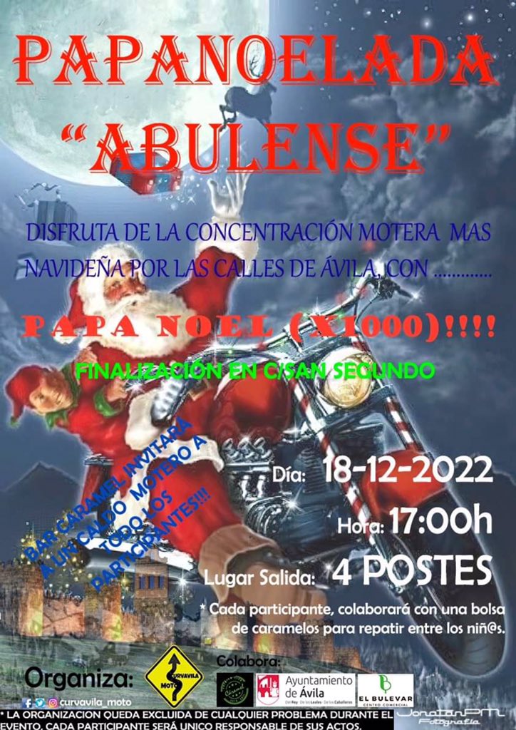 CurvAvila's tweet photo. Ya no queda nada!!!!!!!!!!!!!!!
Os dejamos cartel e itinerario de la ruta. Saldemos de los 4 postes con la ayuda de la Policía Local de #avila y finalizará en la Calle San Segundo.  Haremos dos paradas, en el… Más Parque de los patos y en El Bulevar de Ávila Centro Comercial. https://t.co/KcwqMspLqm