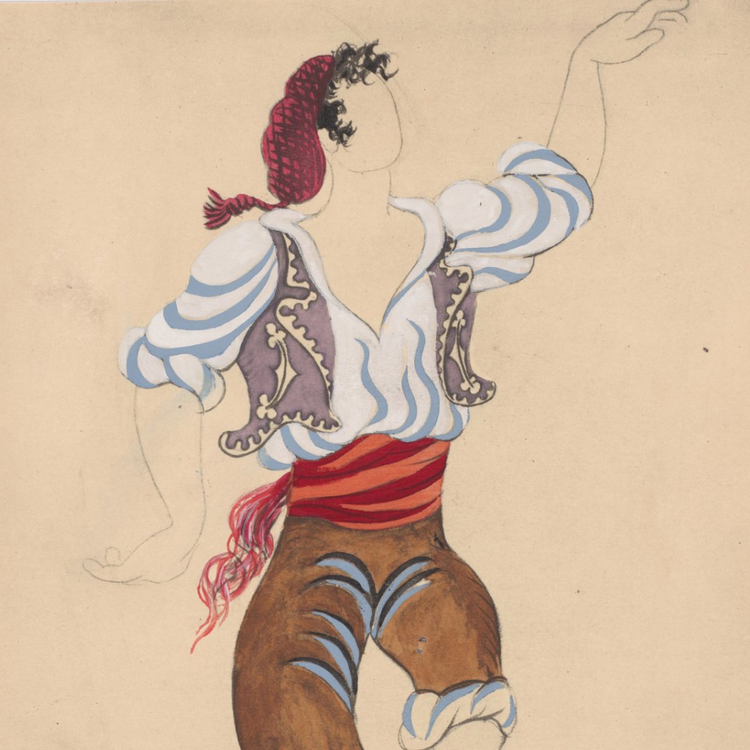 celebrapicasso's tweet photo. El ballet 'Le Tricorne' inspirado 'El Sombrero de tres picos' de Pedro Antonio de Alarcón con música de Manuel de Falla, se estrenó en Londres en 1919. Picasso creó los telones y diseñó el vestuario de inspiración goyesca. ¿Lo sabías? #CelebraciónPicasso https://t.co/BLditKsWuZ