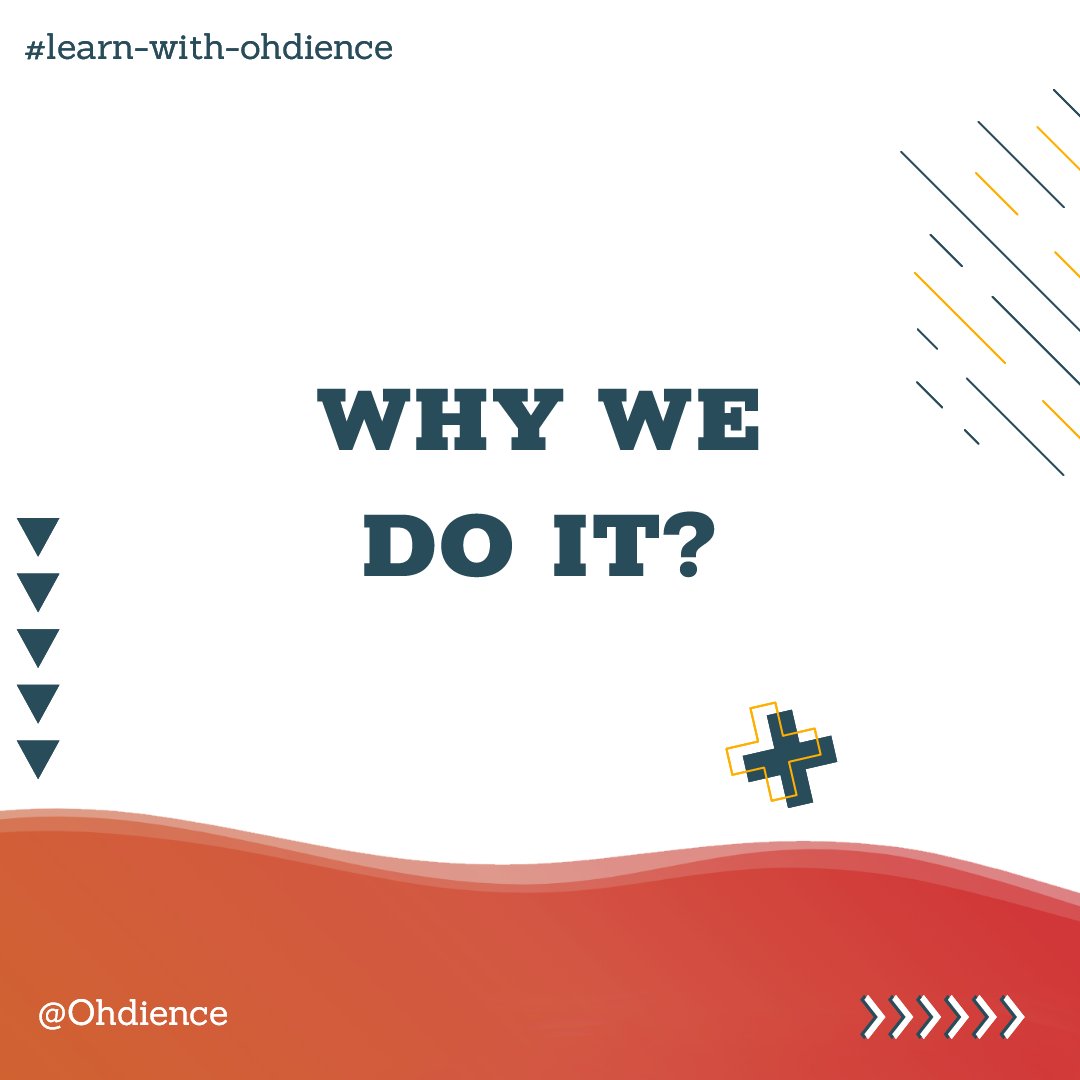 Ohdience's tweet photo. "Why We Do It?"

We’re passionate about providing social media and digital marketing solutions that help businesses reach their goals. We are your premier source for content creation, web design, paid ads and more! 

Learn why we do what we do 
👉https://t.co/yuWQujaDZq https://t.co/TwTPM1bF04