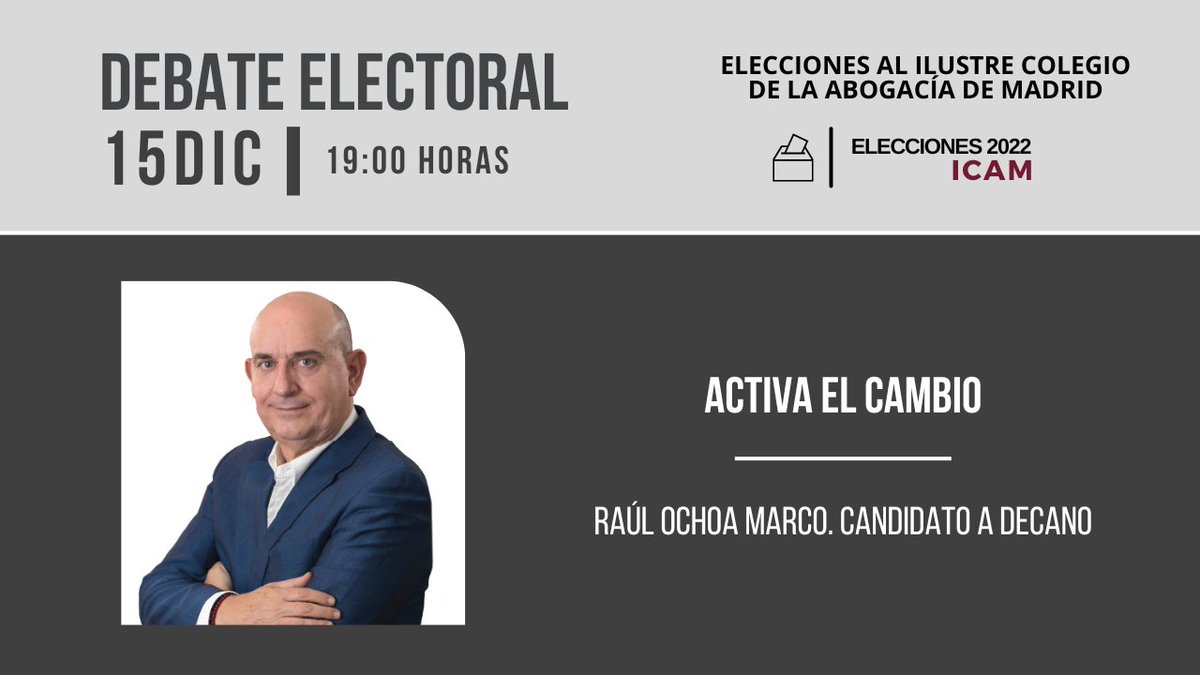 Ilustre Colegio de la Abogacía de Madrid tweet media