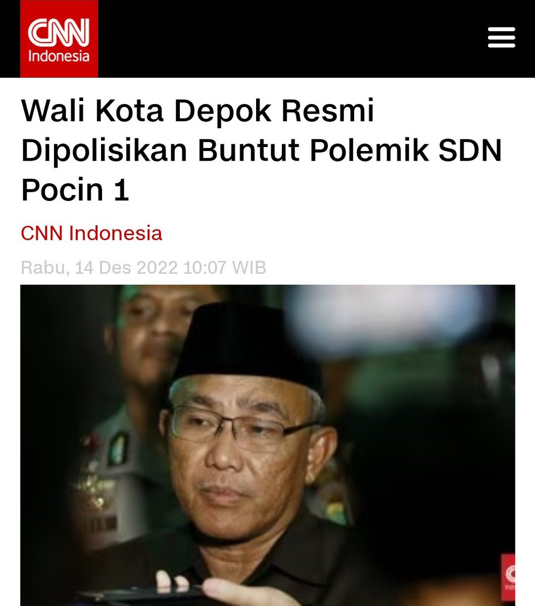 Panggil aja || Mas Steff (@stefanantonio__) on Twitter photo .
.
Gaess minta Supportnya Ramein
utk kasus SDN Pondok Cina 1
Kasih paham
<a href="/DPRDKotaDepok/">DPRD Kota Depok</a> | <a href="/IdrisAShomad/">Mohammad Idris</a>
<a href="/PemprovJabar/">Pemprov Jabar</a> | <a href="/ridwankamil/">Ridwan Kamil</a>
Agar MEMBATALKAN penggusuran
SDN PoCin 1 demi mendirikan Masjid
Jangan beraninya sama Anak SD !!!
Kami Netizen serukan #SaveSDNPocin1 !!!
.
. .
.
Gaess minta Supportnya Ramein
utk kasus SDN Pondok Cina 1
Kasih paham
<a href="/DPRDKotaDepok/">DPRD Kota Depok</a> | <a href="/IdrisAShomad/">Mohammad Idris</a>
<a href="/PemprovJabar/">Pemprov Jabar</a> | <a href="/ridwankamil/">Ridwan Kamil</a>
Agar MEMBATALKAN penggusuran
SDN PoCin 1 demi mendirikan Masjid
Jangan beraninya sama Anak SD !!!
Kami Netizen serukan #SaveSDNPocin1 !!!
.
.