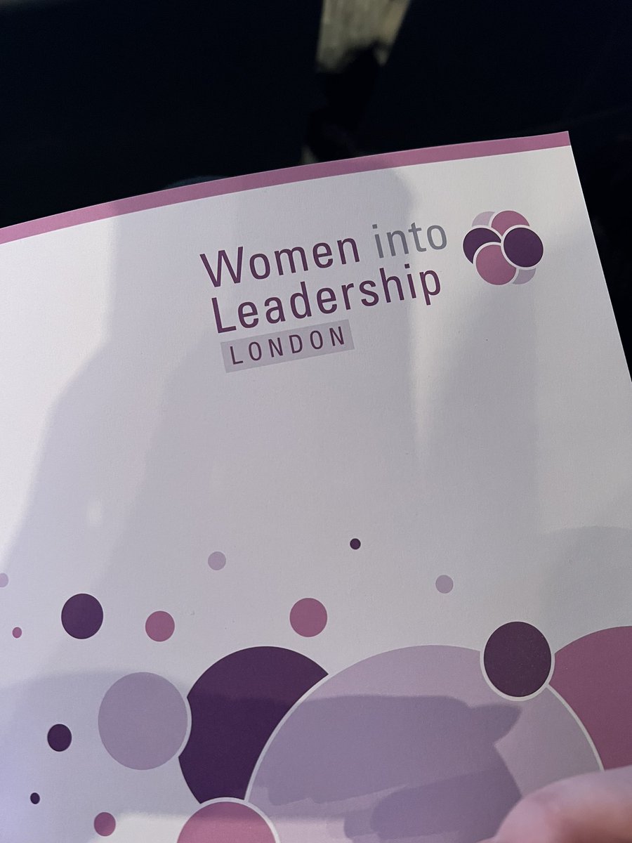 Excited for the day ahead at the Women into Leadership event in London 👏🏼 #WiL22