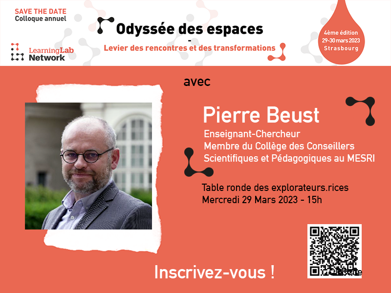 Quel honneur de recevoir ⭐️@pierrebeust⭐️, Enseignant-Chercheur et membre du Collège des Conseillers Scientifiques et Pédagogiques au MESRI lors du colloque annuel du <a href="/LearningLabNet/">LearningLab-Network</a> !

🗓️RDV le 29 et 30 mars : dgxy.link/17zqH