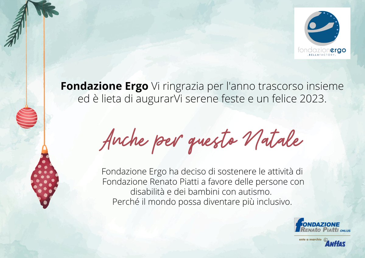 Vi aspettiamo nel 2023, per un nuovo anno ricco di progetti e idee da condividere e sviluppare insieme.

Buone feste a tutti!

#buonefeste #idee #progetti #crescita