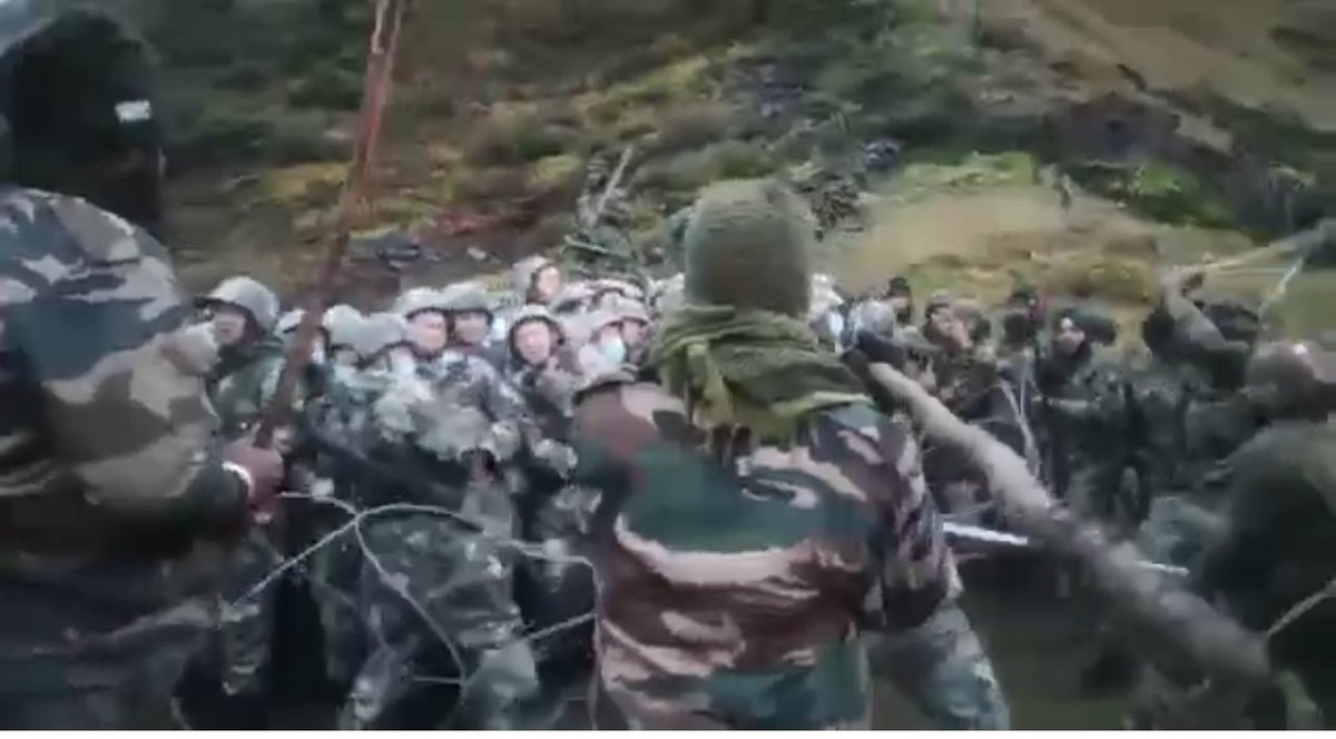 majorgauravarya's tweet photo. Location - ✔️
Date - ❓

Teacher - Indian Army
Student - Chinese Army
Subject - Punjabi https://t.co/anml8pM39T