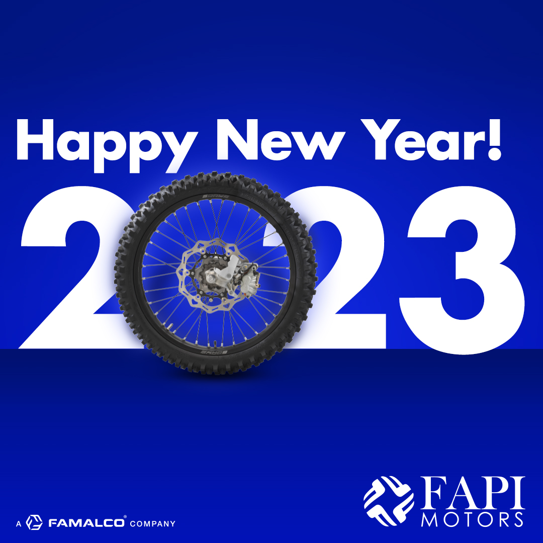 Wishing you all a 🎆 Happy New Year 🎆 from all of us at Fapi Motors. Let the next adventure begin!

#FapiMotors #KTM #Husqvarna #GASGAS #HarleyDavidson #Newyear #Greetings #Famalco