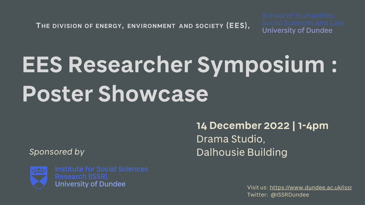 ISSR | DundeeUni tweet media