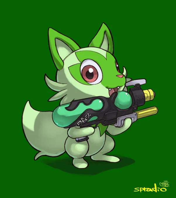 Have fun the "Chill Season" with new weapons?#Sprigatito #ニャオハ #Splatoon3 