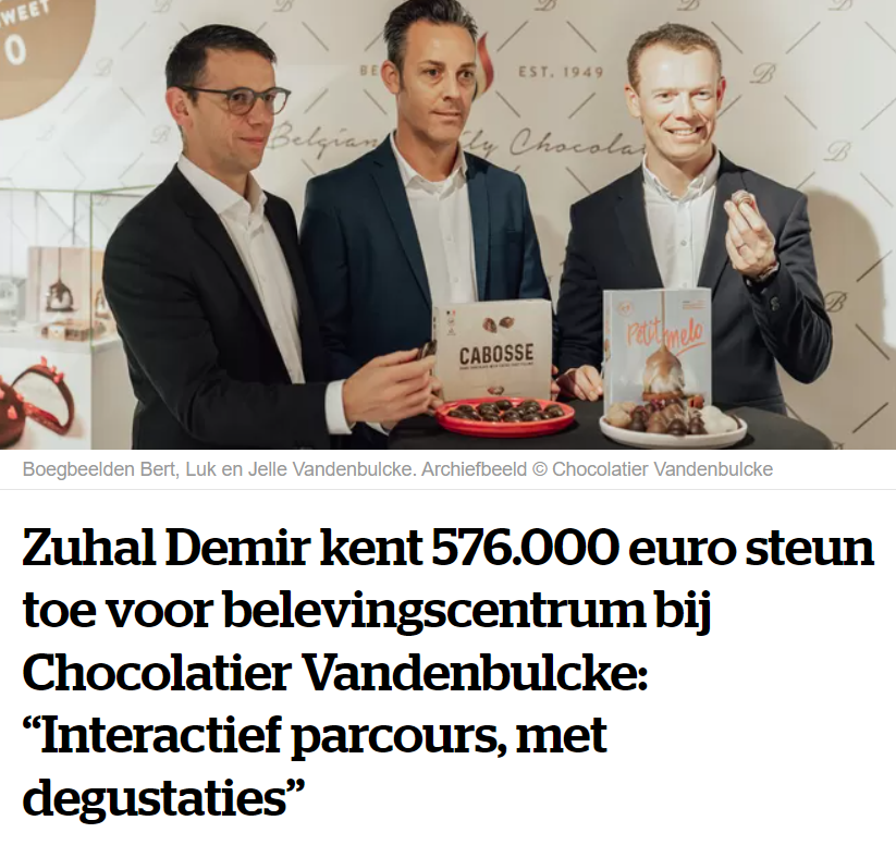 "Het geld is op" 
Yeah right.