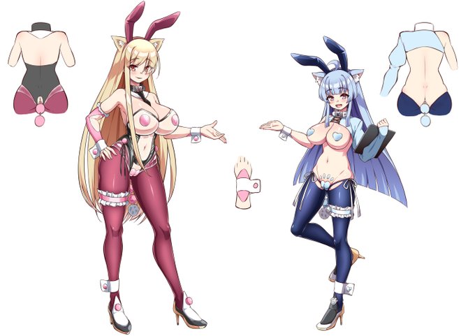 オリキャラのバニーガール服デザインリクエスト!
ご依頼ありがとうございます! 