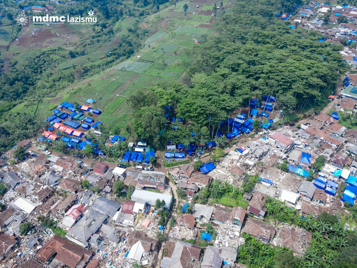 Persembahan <a href="/muhammadiyah/">Muhammadiyah</a> utk masyarakat Cianjur yg terkena musibah gempa bumi... terima kasih para donatur yang menginfakan melalui <a href="/LAZISMU/">Lembaga Zakat Nasional - LAZISMU</a> dan dikoordinasikan oleh <a href="/MDMCIndonesia/">Muhammadiyah Disaster Management Center</a>
