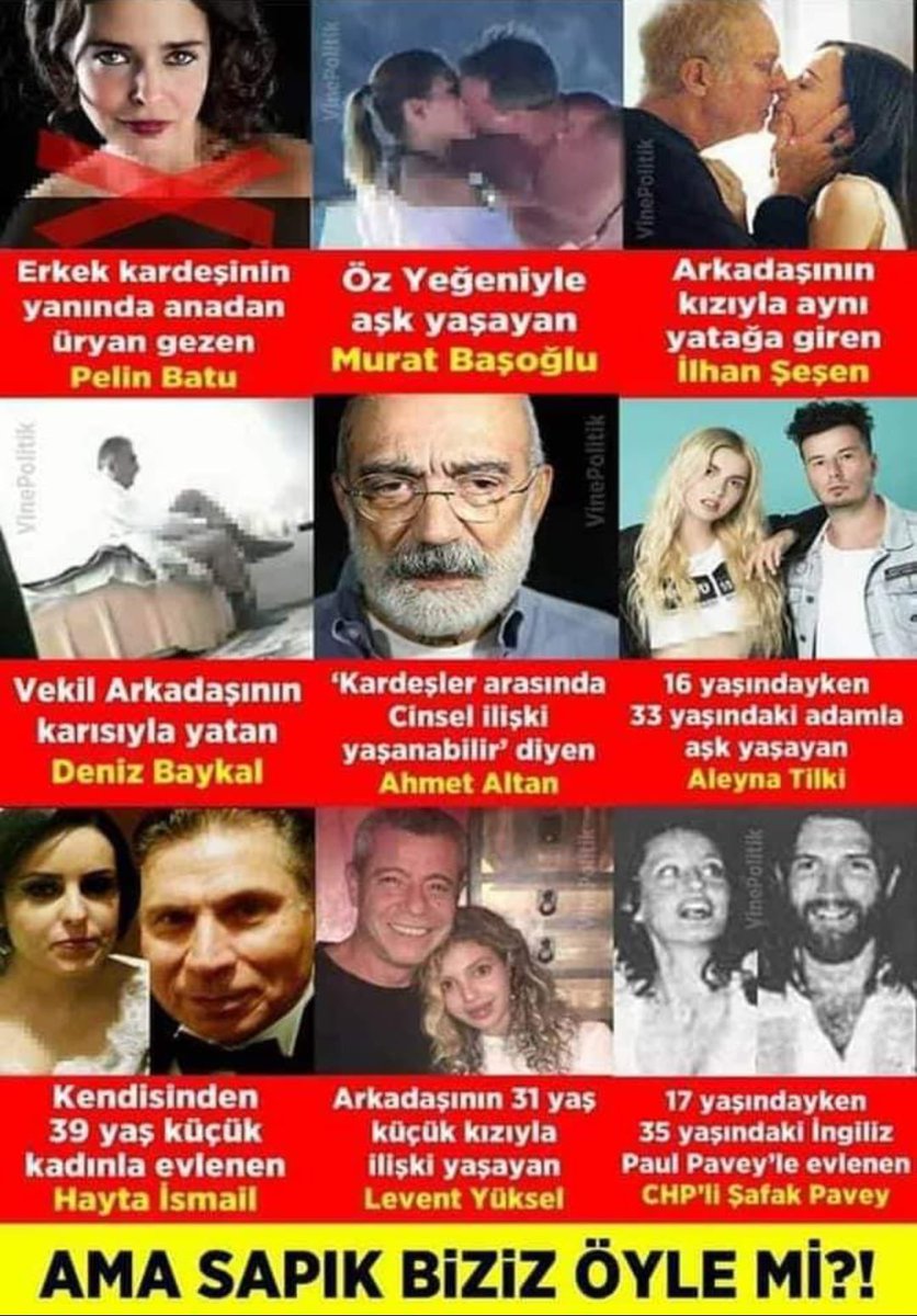 Hasan33218845's tweet photo. @SeherSaydam2 @selmanogut (6) Yaşındaki kızı dilinize doladınız hele şu diğerlerinin pisliklerinide yazda sekreterinden çocuk yapan merdiven altı tecavüzleri arkadaşının hanımı ile ilişkisi olan yeyeni ile yatan bak işte sana bu saydıklarımdan bir kaçı bunları kaç defa dile getirip yazdın acep https://t.co/BA2nQgfooO