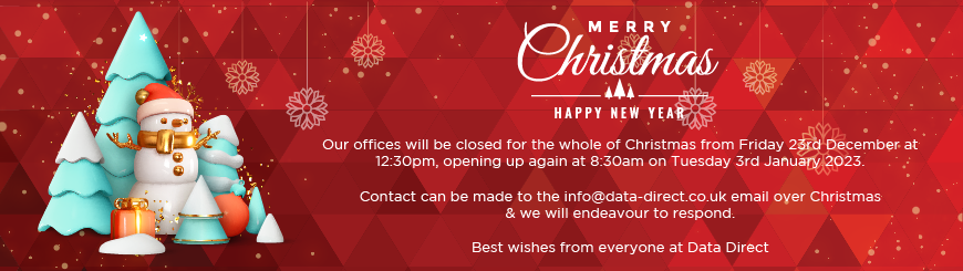 To all our customers, suppliers, partners, colleagues … many we call friends – we would like to wish you a wonderful Christmas &amp; thank you for your support, time &amp; business throughout 2022.
We wish you a well-deserved break, healthy, safe &amp; prosperous 2023.
#datadirect #xmas2022