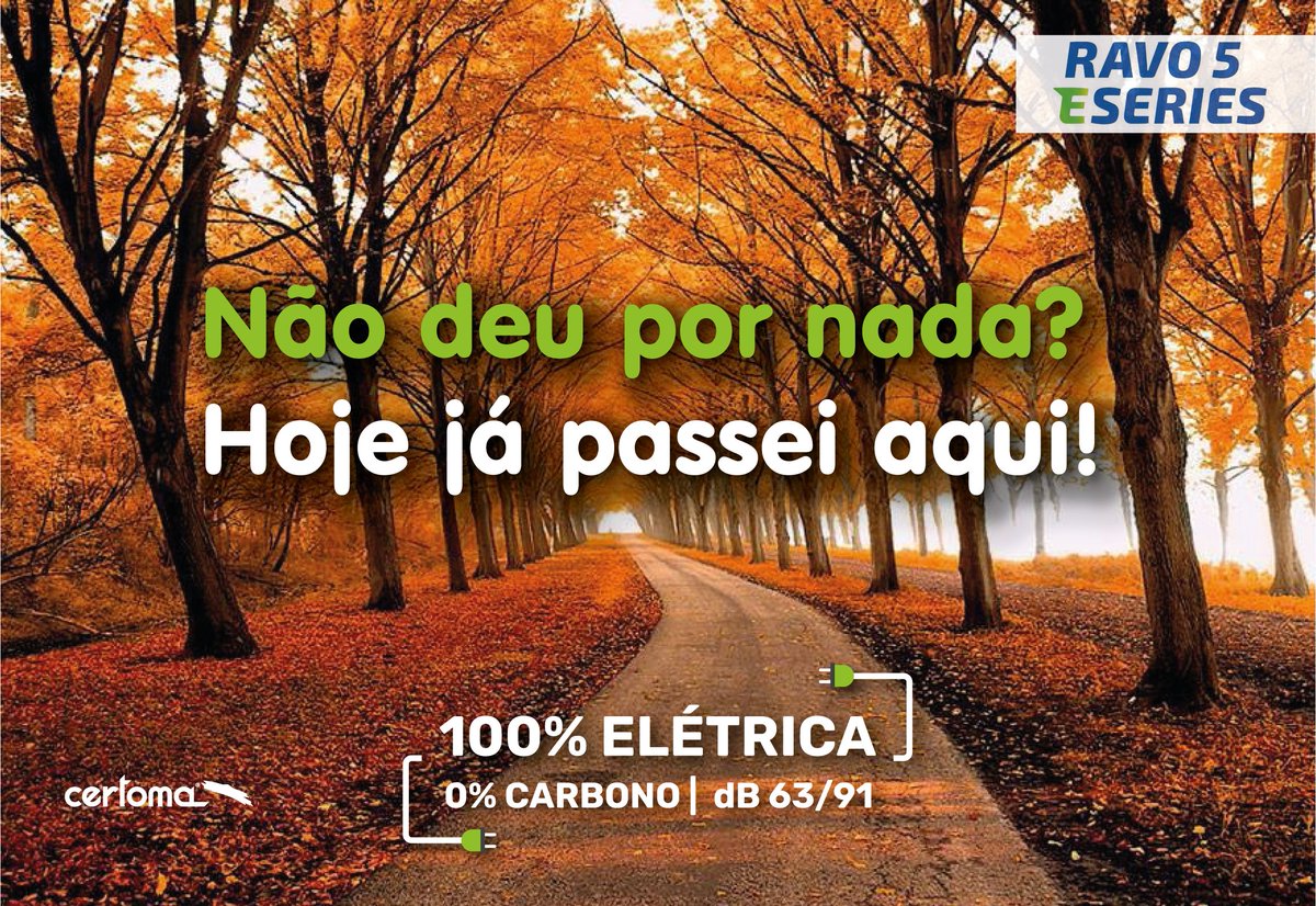 CertomaPt's tweet photo. RAVO 5 eSeries

100% elétrica 🔋
0% carbono ☘️
Silenciosa💤 

🔌 Primeira varredora elétrica do mundo de 4 e 5 m3. A RAVO eSeries, totalmente elétrica, é excepcionalmente silenciosa e 100% livre de emissões. 

🌐 https://t.co/yGVB9HxLvG https://t.co/CKTgVRnSFi
