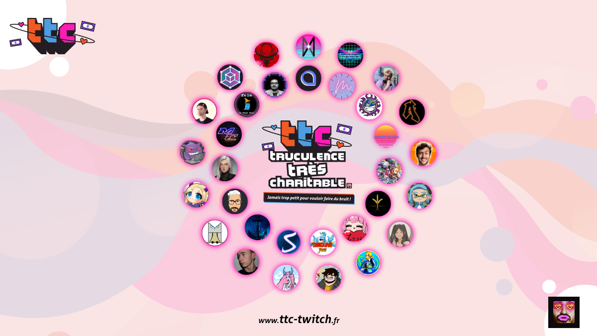 ttc_twitch's tweet photo. 📅 J-2 avant la #TruculenceTrèsCharitable ! 📅
Nos 32 streamers sont dans les starting blocks !
Prêts à diffuser du contenu pendant 72h.
Aidez-nous à soutenir l'@AssoEnfantBleu ce weekend sur Twitch #twitch #event #streamers #caritatif

🔗 Plus d'infos sur https://t.co/Ks1VsoYPJ9 https://t.co/oNIDyNE61n