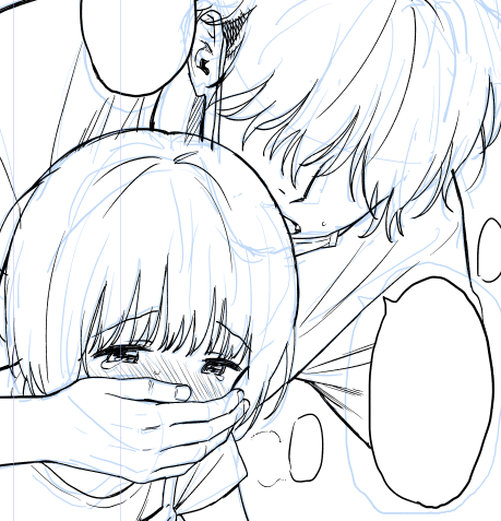 おまけ本は8p漫画です。角がないと描きやすいなあ! 