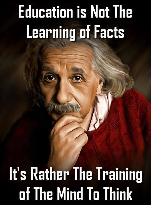 Education is Not The Learning of Facts
It's Rather The Training of The Mind To Think
#Education #teacher #school #sped #autism #stem #cte #leadership #specialeducation #teachertwitter