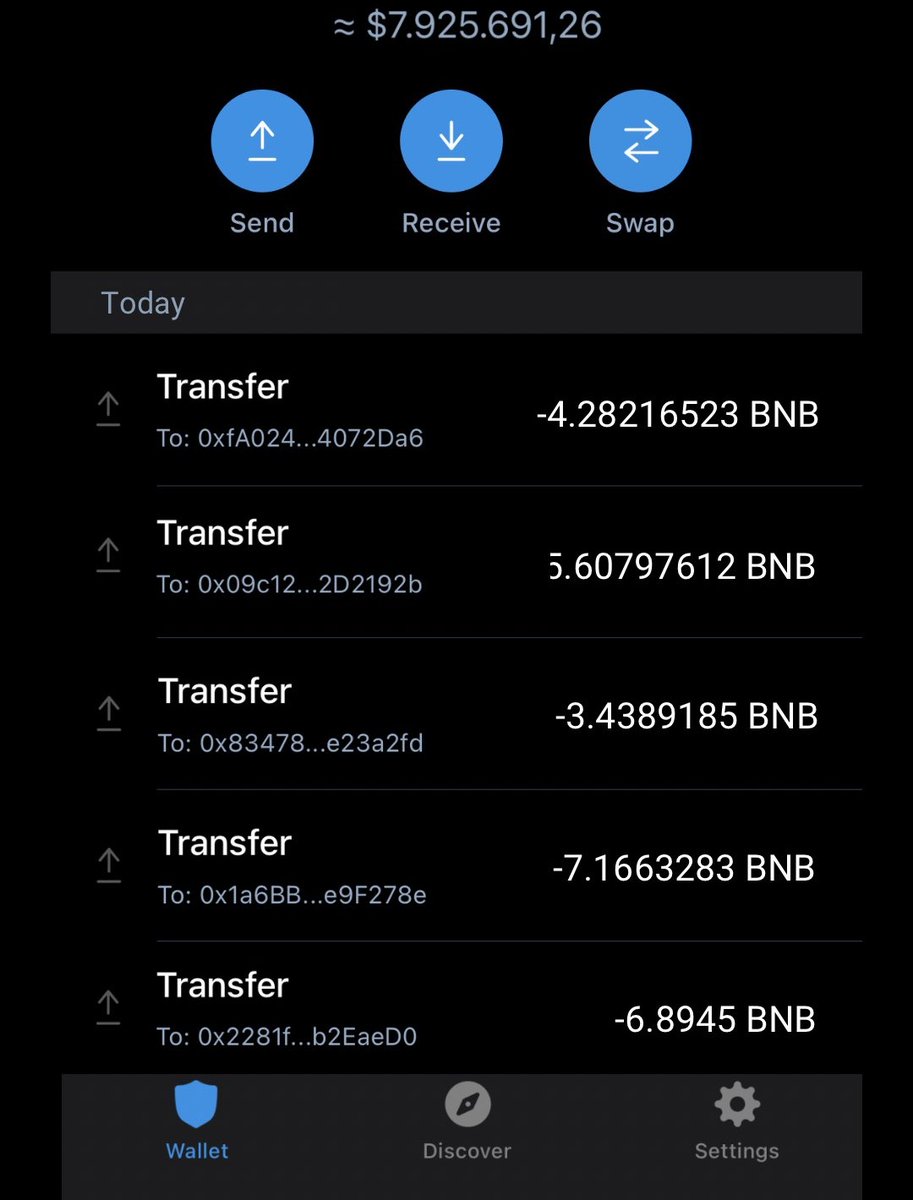 You will receive 300 USD $BNB

Hits 2500 ♥️ will Receive #BNB  Airdrop, to enter just like, follow and rt, Retweet pinned 📌 post.

Drop your BNB (Bep20) wallet address