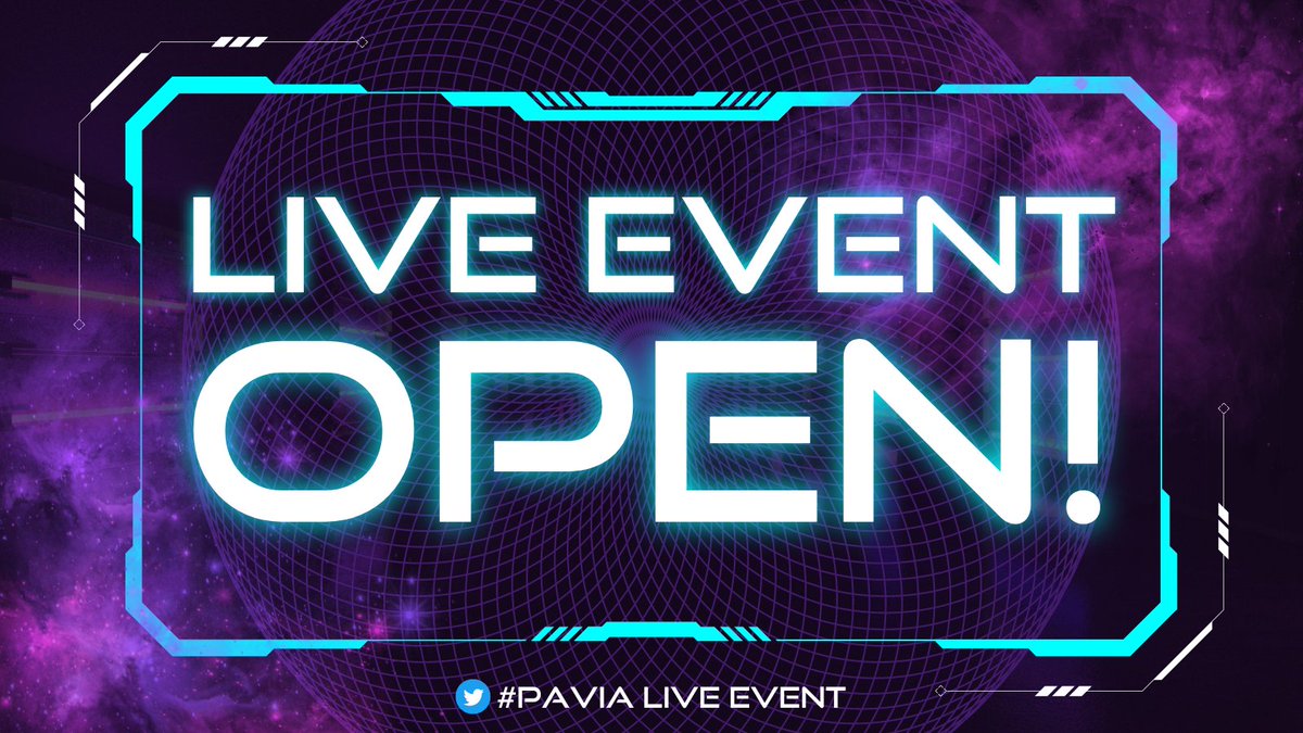 Pavia_io's tweet photo. First servers open for 1 hour. Enjoy! #PaviaLiveEvent https://t.co/EXvOxok2iY