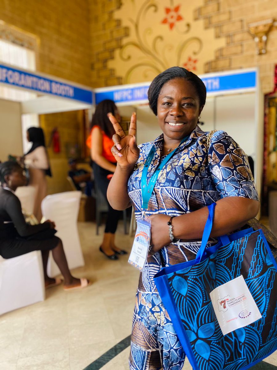 CCSImpact's tweet photo. At the ongoing 7th Nigeria Family Planning Conference 2022 in Abuja with the theme: The Journey to 2030: The Opportunities Ahead.
Follow our Program Officer, Bukola as she shares highlights from this event.
#sexualreproductivehealth
#familyplanningnigeria #nfpc2022 https://t.co/xJTFiEajS9