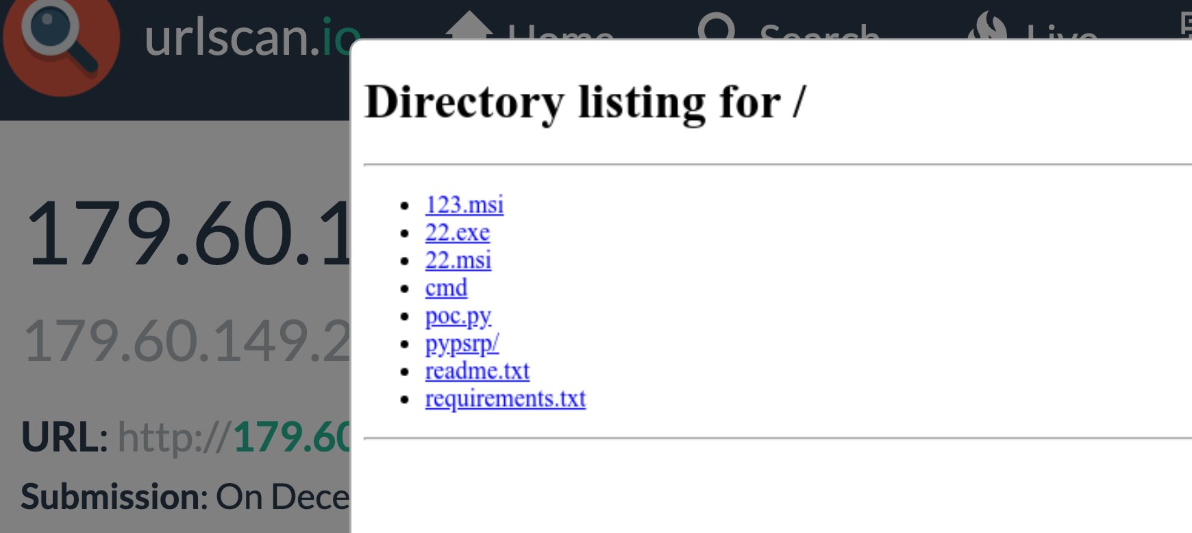 Dray Agha on Twitter "179.60.149.28 Initial access ProxyNotShell