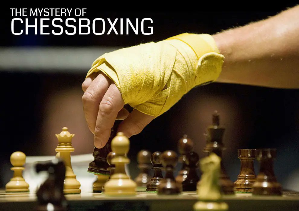 MxGarnero's tweet image. Knock out your opponents on the board and in the ring with Chess Boxing!

A Chessducational 🧵 about The Art of combining elements of different disciplines.
