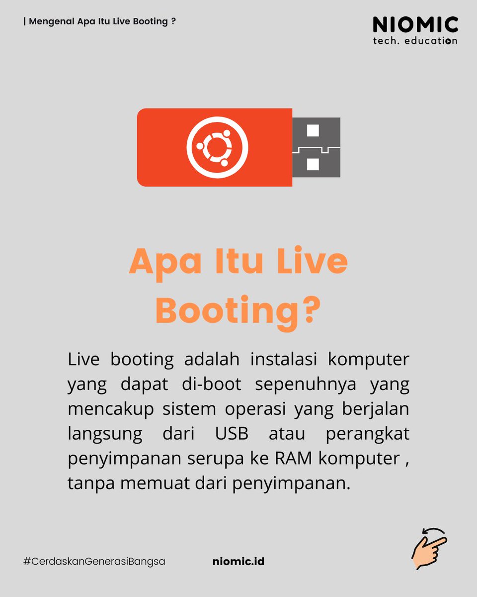 niomicID's tweet image. Tahu Apa Itu Live Booting ? 🤔
.
.
.
#programmer #belajarprogramming #niomic #programmerindonesia #tech #cerdaskangenerasibangsa #programming #developer #technology