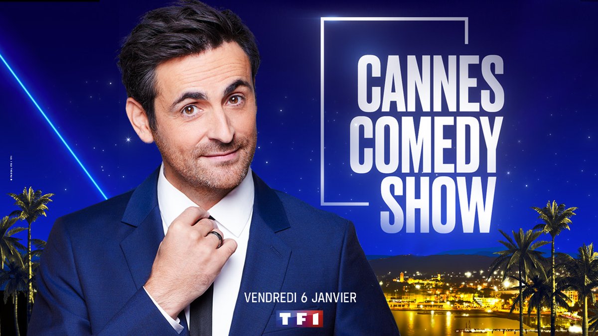 #Annonce <a href="/TF1/">TF1</a>

Cannes Comedy Show : La nouvelle soirée événement de TF1 présentée par <a href="/CamilleCombal/">Camille Combal</a> !

Un grand plateau d'humour

Sketchs et nombreux magnétos inédits avec sur scène, un casting 5 étoiles d’humoristes français...

Vendredi 6 janvier à 21h10