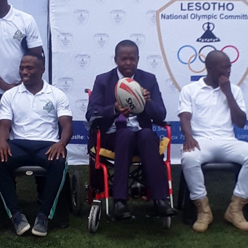 LebajoaTebalo's tweet photo. #Rugby🇱🇸
Speaking in a Federation of Lesotho Rugby(FLR) press conference this morning, minister of Sports Hon. Pitso Lesaoana said he has vision to change sport in this country to benefit athletes. https://t.co/Q3YGP3Tk17