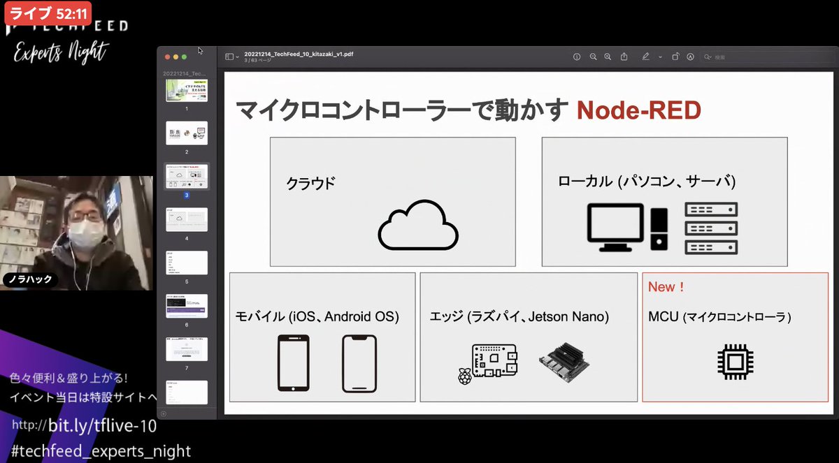 n0bisuke's tweet photo. マイコンNode-RED!! #noderedjp #esp32 #iotlt #techfeed_experts_night #moddablesdk https://t.co/gANtfl9ZsD