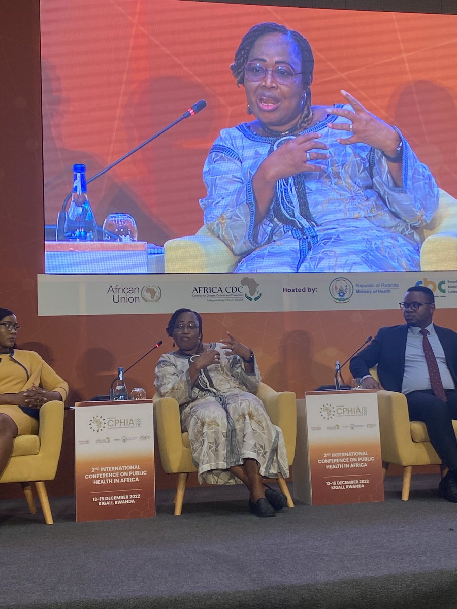AU_HHS's tweet photo. #PanelDiscussion: @AmbSamate added that #AUMS must hold t/bull by t/horn; design &amp; implement #AfricanSolutions to #AfricanProblems! Work together to increase #Nutrition amongst African people,4 t/strength of #Africa is it’s #NutritiousPeople! 
@AfricaCDC @laktarr001 
#CPHIA2022 https://t.co/nOgOLv7Yjq