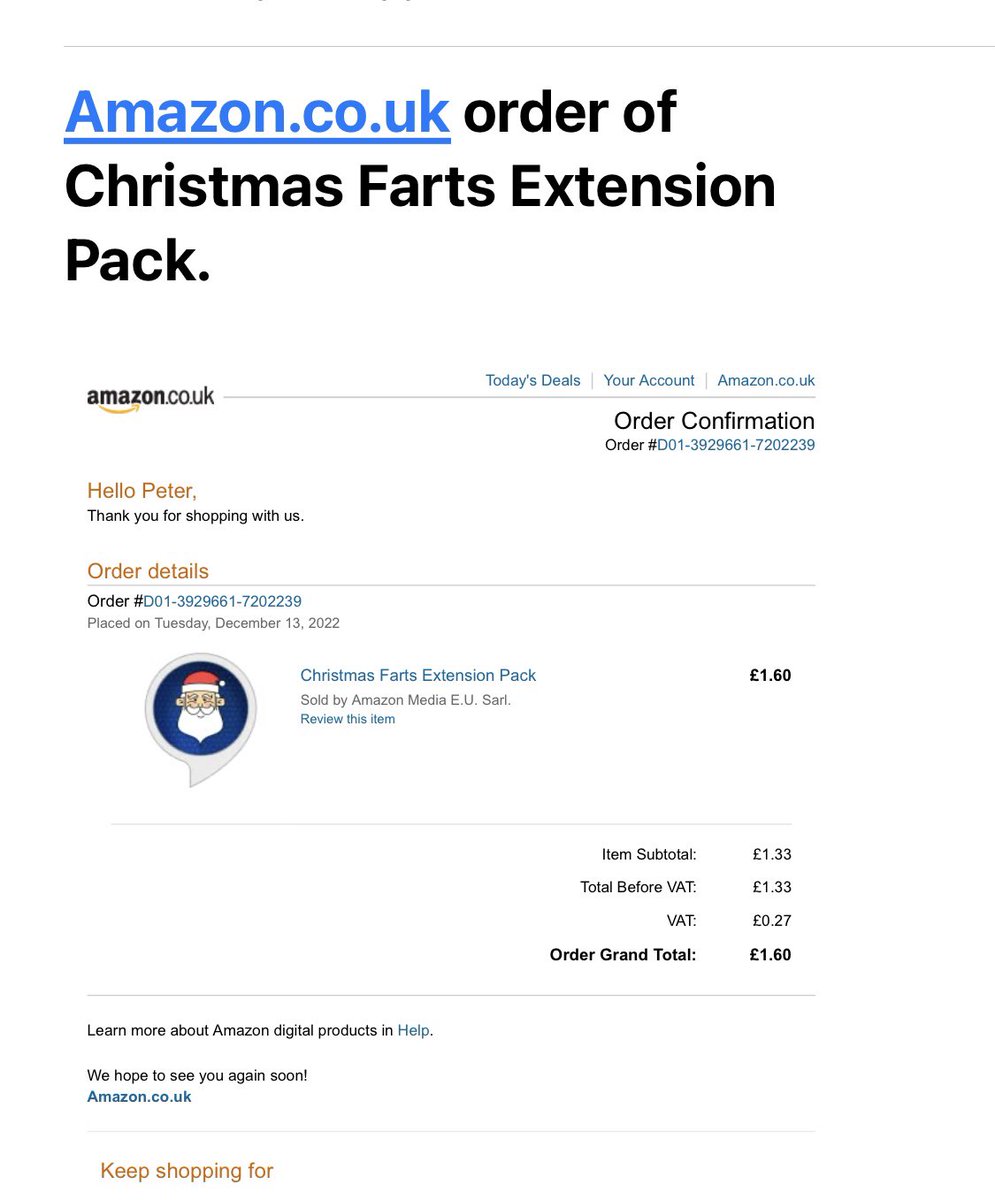 Should have thought to disable voice purchases on Alexa with a 5-year-old in the house