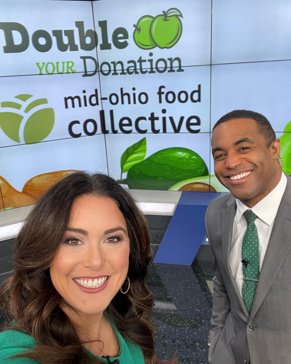 mofcollective's tweet photo. 📷 by @nbcmonica: It’s Double Your Donation day!!!!!! Help the Mid-Ohio Food Collective end hunger. No donation is too small (or too big;) call 1(844)442-2554 or you can text DYDD to 41444 #DYDD #nbc4i #give #local https://t.co/RerzOqOxAs