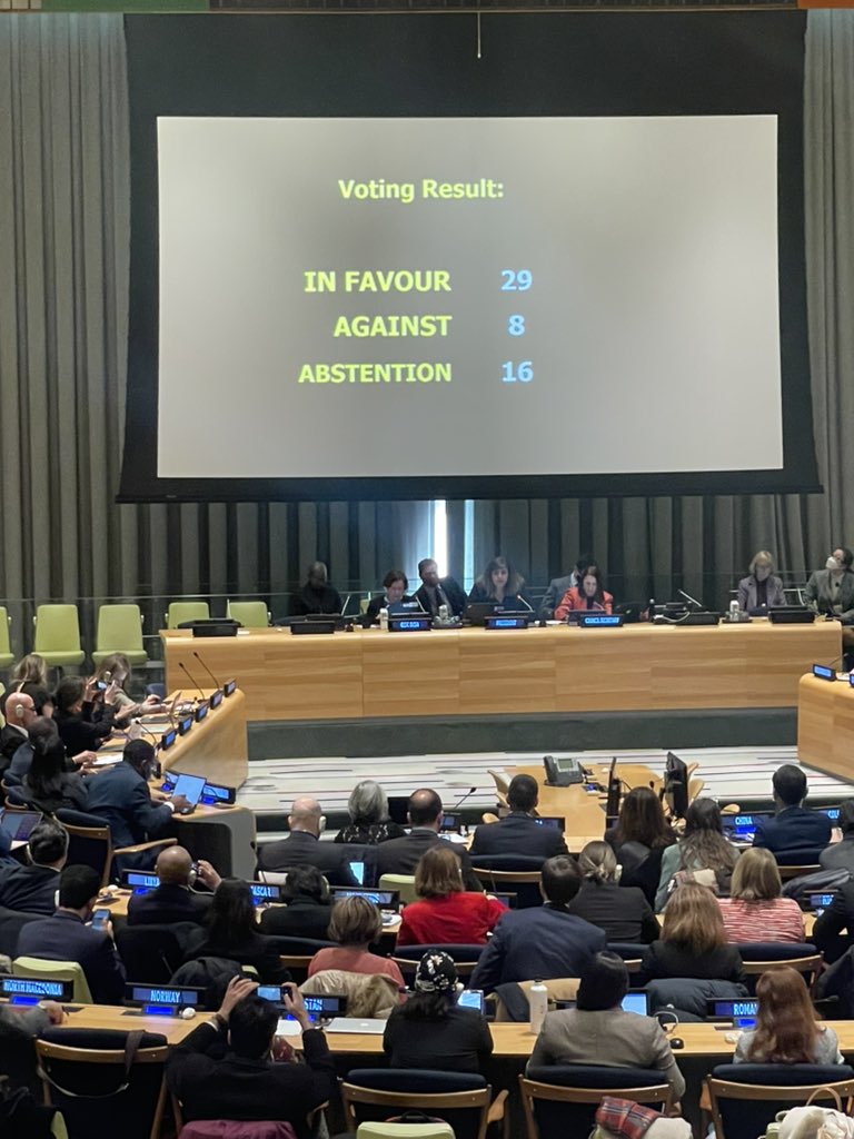 The Islamic Republic has been removed from the Commission on the Status of Women!!