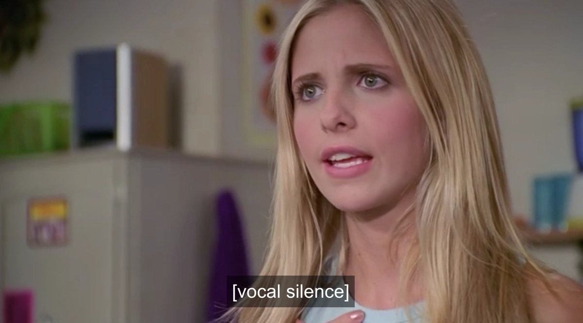 slayerfestx98's tweet image. Today in Buffy history, The terriyfing Gentlemen came to town to steal voices and (literal) hearts, Willow met our beloved Tara for the first time, Giles drew a stick figure of Buffy, Riley found out Buffy was the Slayer, and the iconic season 4 episode "Hush" aired