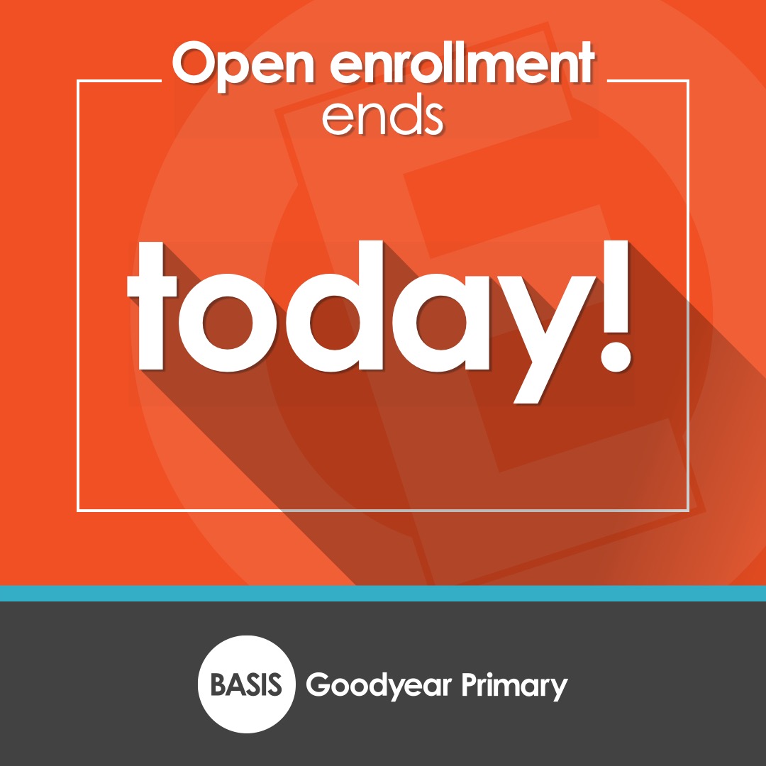 BASISGoodyear's tweet photo. Oh no! Still haven't applied? Click this link: https://t.co/mZnD4QIwAQ Today is the last day of open enrollment! https://t.co/yoZawtB1IV