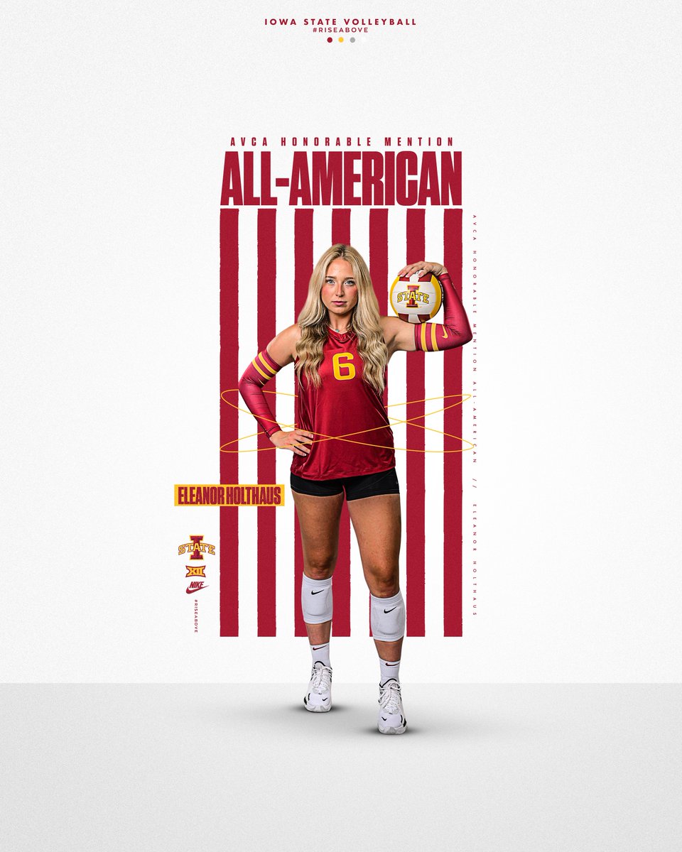 CycloneVB's tweet photo. 𝘢𝘥𝘥 𝘈𝘭𝘭-𝘈𝘮𝘦𝘳𝘪𝘤𝘢 𝘩𝘰𝘯𝘰𝘳𝘴 𝘵𝘰 𝘌𝘭𝘦𝘢𝘯𝘰𝘳'𝘴 𝘤𝘢𝘳𝘦𝘦𝘳 𝘢𝘤𝘤𝘰𝘮𝘱𝘭𝘪𝘴𝘩𝘮𝘦𝘯𝘵𝘴

Eleanor Holthaus earns All-America Honorable Mention selection!

🔗 https://t.co/ce9uMiSfiD https://t.co/aK4QBs2QJb