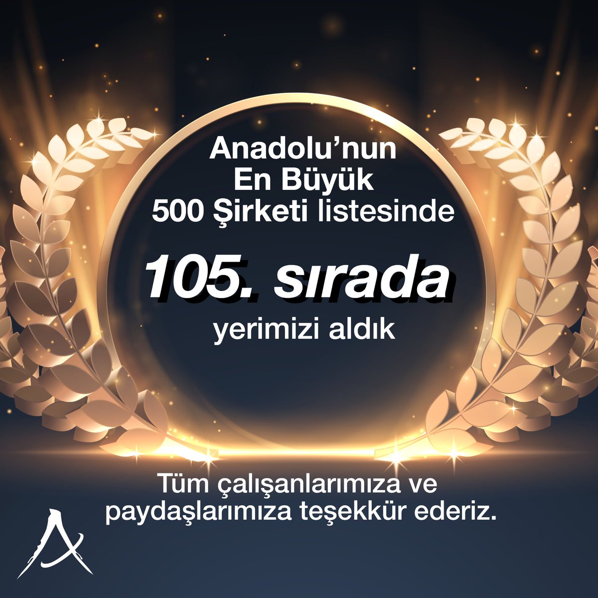 Ankutsan's tweet photo. ANKUTSAN olarak; Ekonomist Dergisi ve Türkiye Ekonomi Bankası’nın (TEB) işbirliğinde 2021 verilerine göre açıklanan, “Anadolu 500” araştırmasında; bir önceki yıla göre 26 basamak yükselerek Anadolu’nun en büyük 105. şirketi olduk. https://t.co/OSY7AmcpCR