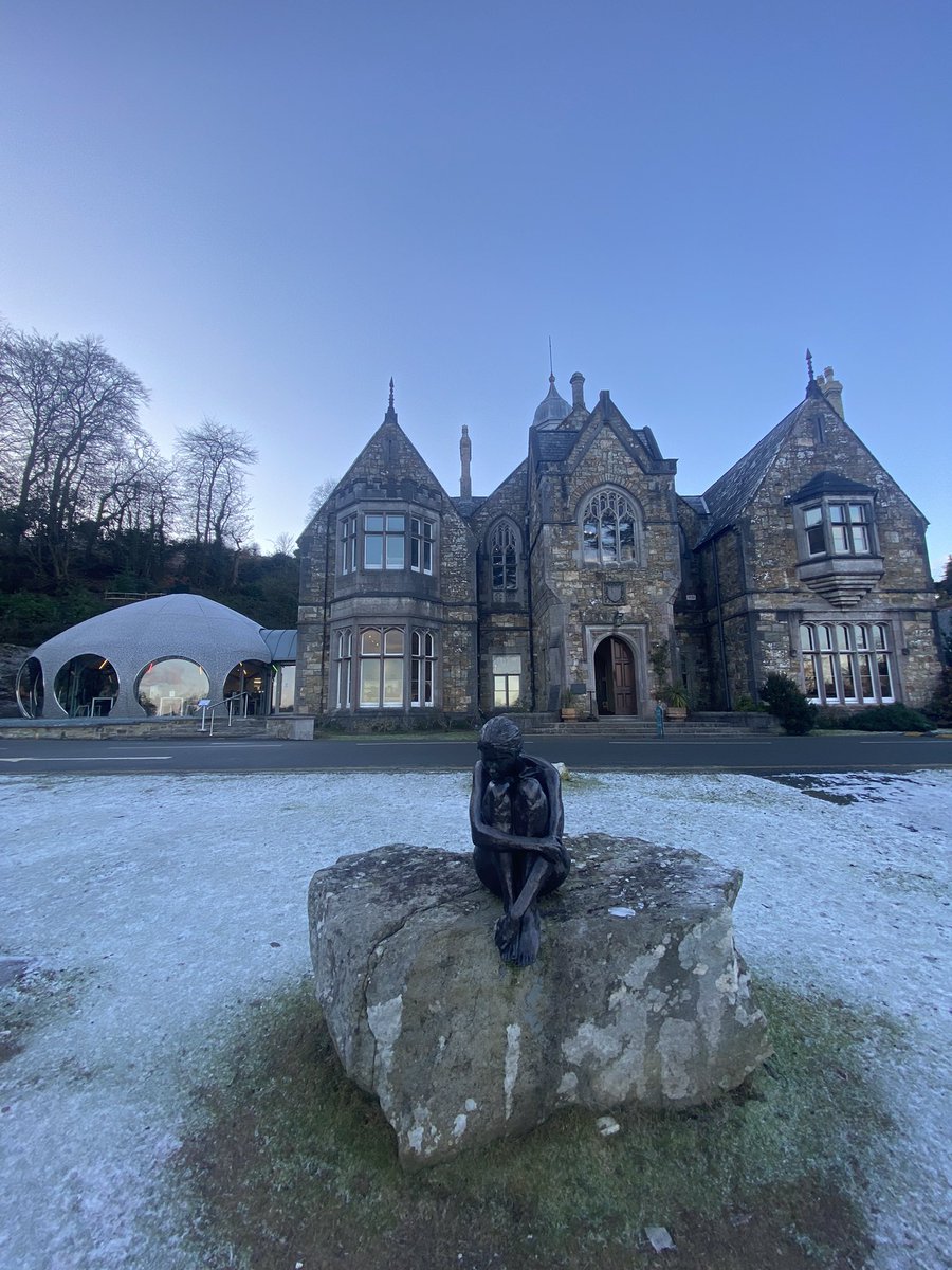 JDaviesHeritage's tweet photo. Love the new cafe at @plasglyn .One of Wales' most picturesque & oldest art venues. 🏴 A gothic styled mansion built in 1857 now with a bold contemporary design cafe which enhances the cultural asset. @WalesCoastPath @ollywainwright @visitwales @thevicsoc @C20Cymru @MuseumsAssoc https://t.co/yKmMH8waYQ