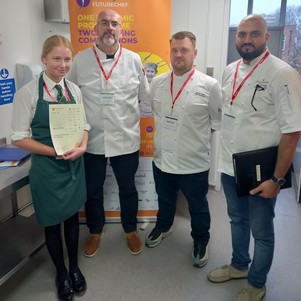Last week we held our first South East Local Final! 👀

Well done to everyone who took part and a huge congratulations to our two winners, Henri and Roisie! 🏆

#Springboard #FutureChef #Chefs
