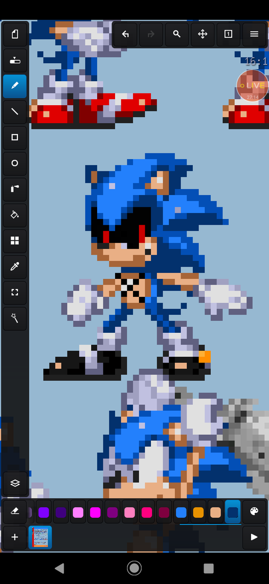 darkmphedgehog's tweet photo. Sprites que eu fiz https://t.co/MyZuKNuLDO