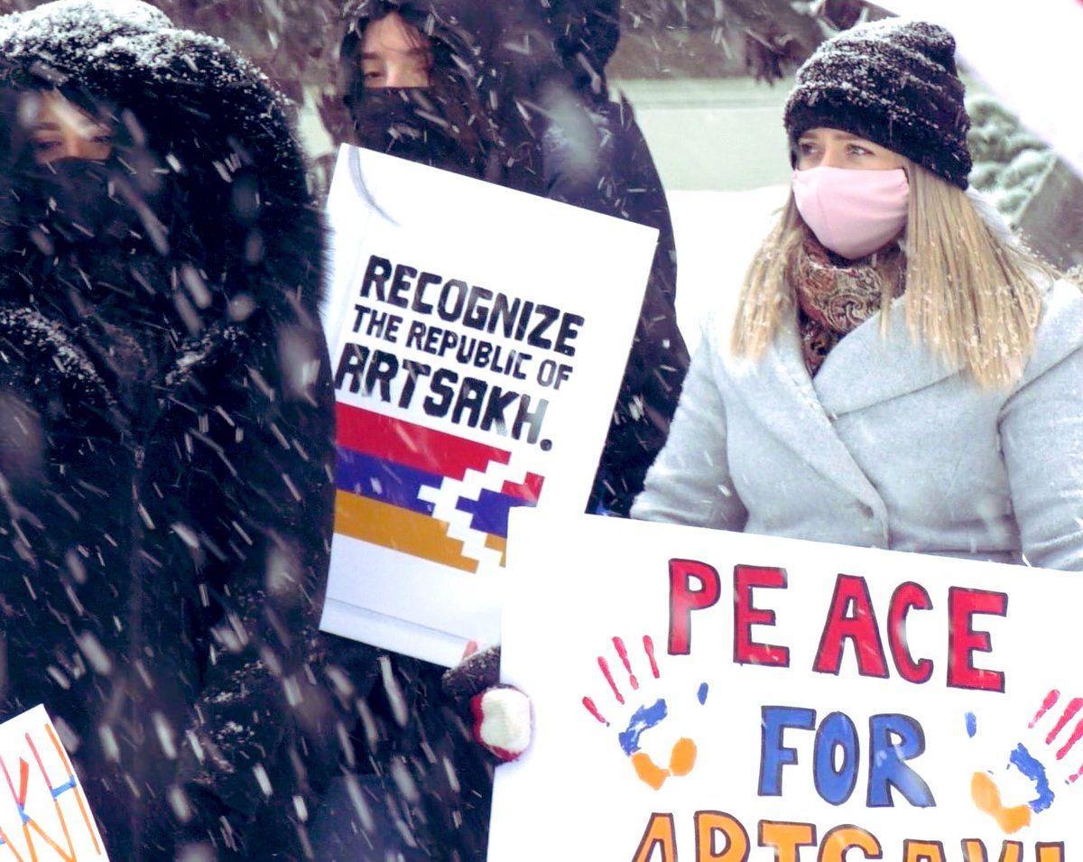 geviskajyan's tweet photo. Azerbaijan is proving in real time — through systematic and methodical attempts at ethnic cleansing — that the Armenian populace in Artsakh would never be safe nor guaranteed rights under Azerbaijan. Our only option is recognition and independence. https://t.co/giMkPGUTxs
