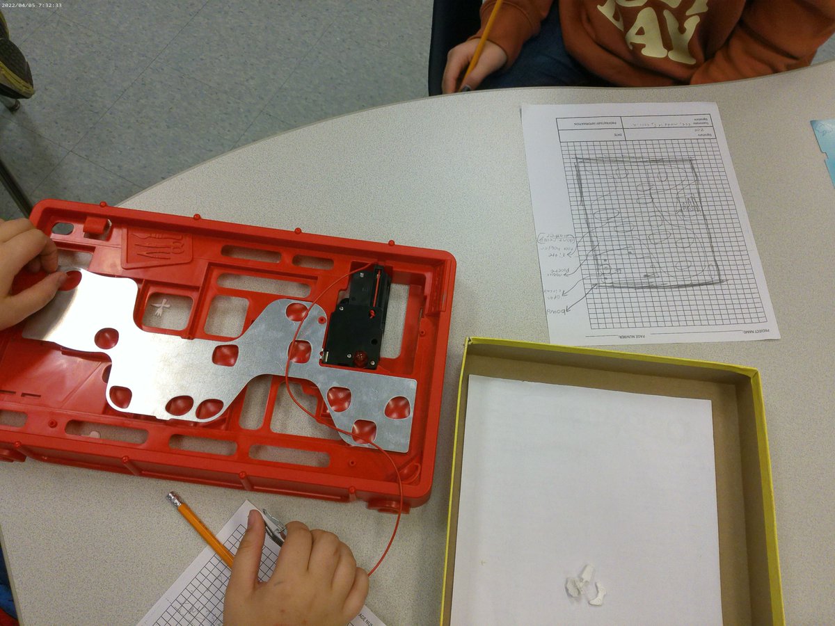 SolleySTEM's tweet photo. @SolleySTEM 5th Grade:  Earlier in the unit, we reversed engineered operation games to find out how they work.  We documented our findings to help us create our operation style games. https://t.co/vUANqGkINI