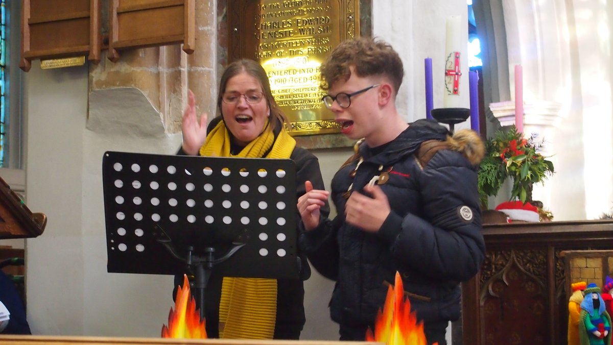 hallschoolnfk's tweet photo. SECONDARY CHRISTMAS PERFORMANCE! 🎄🎵

Our Secondary pupils had their "Christmas Camp Out" performance today. What a wonderful show it was! Great singing and performance by all! 

Thanks to Reverend David for allowing us to use the St Margaret's Church again! ⛪ https://t.co/qcWChL2rDq